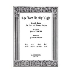 Frances Allitsen: Lord Is My Light In D (Medium High Voice/Piano)