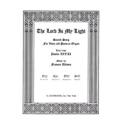 Frances Allitsen: Lord Is My Light In B Flat (Low Voice/Piano)