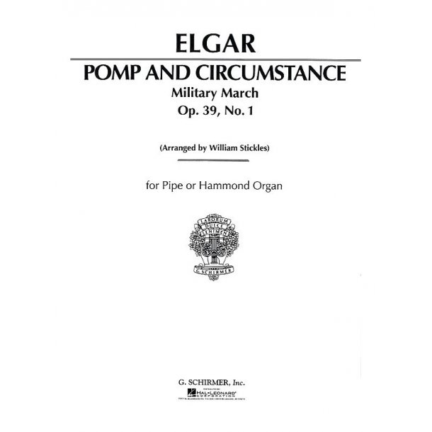 Edward Elgar: Pomp And Circumstance Military March Op.39 No.1 (Organ)