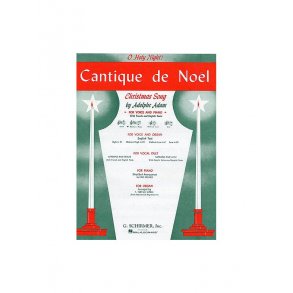 Adolphe Adam: Cantique De Noel (O Holy Night) For Medium High Voice And Organ In D Flat