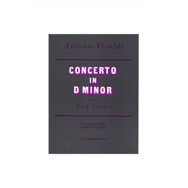 Antonio Vivaldi: Concerto In D Minor for Viola (Op.3 No.6)