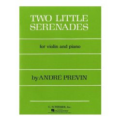 Andre Previn: Two Little Serenades For Violin And Piano