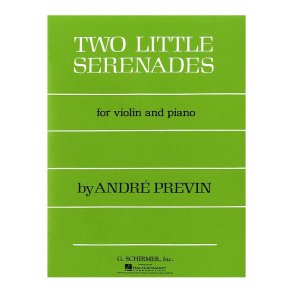 Andre Previn: Two Little Serenades For Violin And Piano