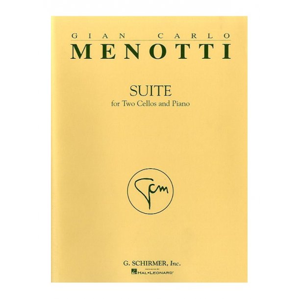 Gian Carlo Menotti: Suite For Two Cellos And Piano