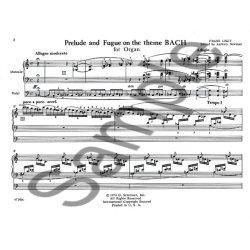 Franz Liszt: Prelude And Fugue On The Theme BACH