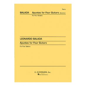 Leonardo Balada: Apuntes (Sketches)