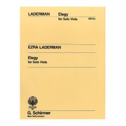 Ezra Laderman: Elegy For Solo Viola