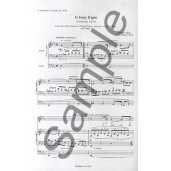 Adolphe Adam: O Holy Night (S[T]/SATB/Organ)