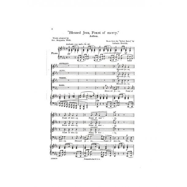 Antonin Dvorak: Blessed Jesu