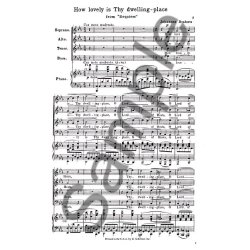 Johannes Brahms: How Lovely Are Thy Dwellings (Schirmer Edition)