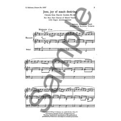 J.S. Bach: Jesu, Joy Of Man's Desiring (SATB)