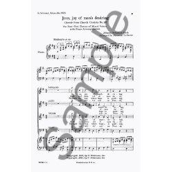 J.S. Bach: Jesu, Joy Of Man's Desiring (SATB)