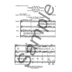 Darius Milhaud: Cantate De La Guerre Op.213