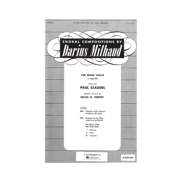 Darius Milhaud: Babylone (Les Deux Cites No.1)