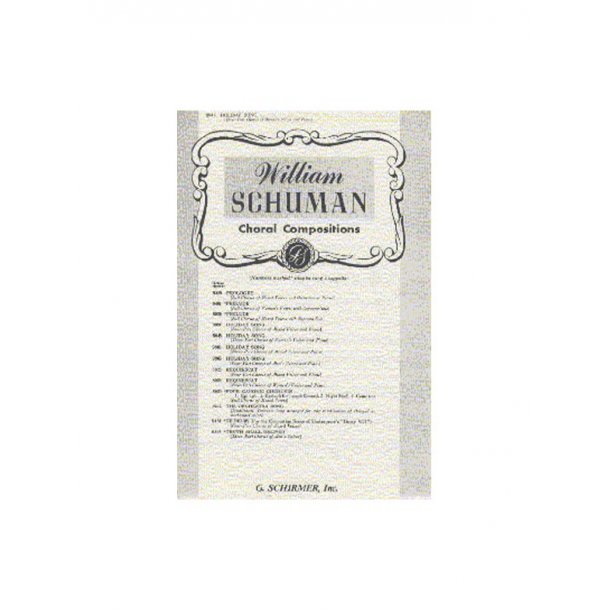 William Schuman: Holiday Song (SSA)