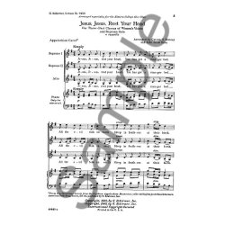 John Jacob Niles: Jesus, Jesus Rest Your Head (SSA)