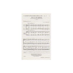 Paul Creston: Here Is Thy Footstool Op.11 (TTBB)