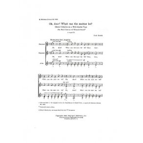 Gail Kubik: Oh, Dear! What Can The Matter Be? (SSAA)