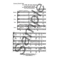 Felix Mendelssohn: If With All Your Hearts (Elijah) SATB