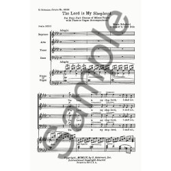 Franz Schubert: The Lord Is My Shepherd (SATB)