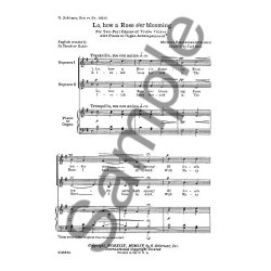 Michael Praetorius: Lo, How A Rose E'er Blooming (SA)