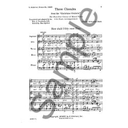 J.S.Bach: Three Chorales (The Christmas Oratorio)