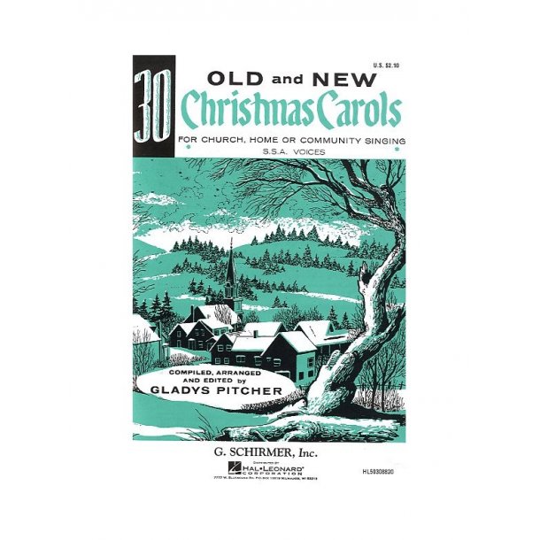 30 Old And New Christmas Carols (Upper Voices)