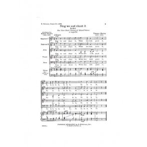 Thomas Morley: Sing We And Chant It