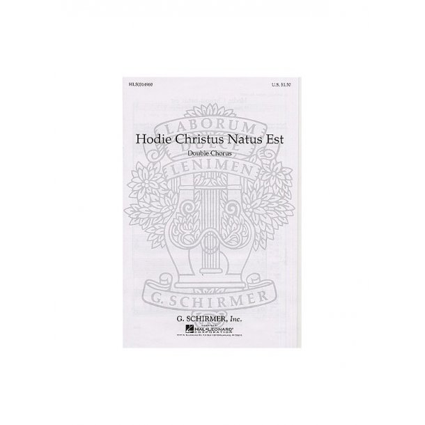 Giovanni Palestrina: Hodie Christus Natus (Motet)