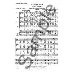 Johannes Brahms: In Stiller Nacht (SATB)
