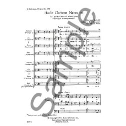 Giovanni Gabrieli: Hodie Christus Natus Est