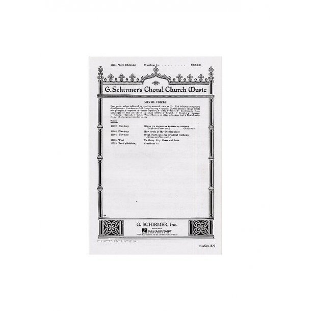 Antonio Lotti: Crucifixus (SATB)