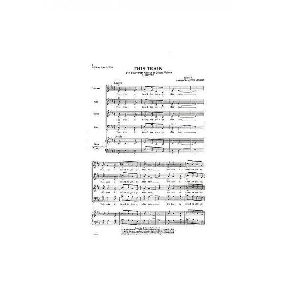 This Train (SATB)