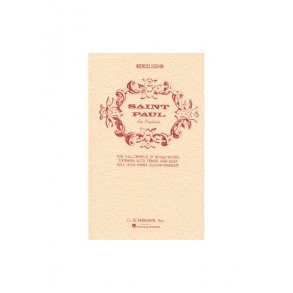 Felix Mendelssohn: Saint Paul (Vocal Score)- Schirmer Edition