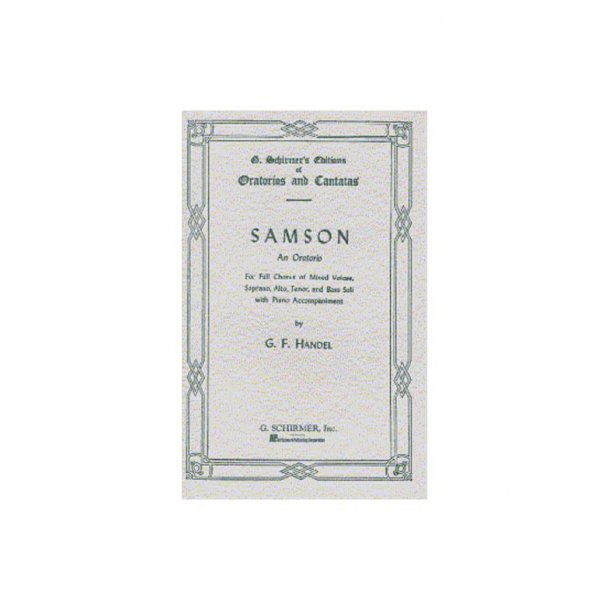G. F. Handel: Samson (Vocal Score)
