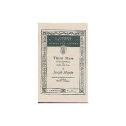 Joseph Haydn: Third Mass (Schirmer Edition)