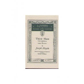 Joseph Haydn: Third Mass (Schirmer Edition)