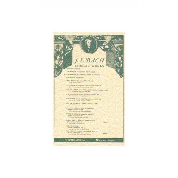 J. S. Bach: St Matthew Passion (Paperback Vocal Score)