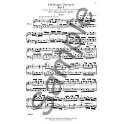 J. S. Bach: Christmas Oratorio (Vocal Score)