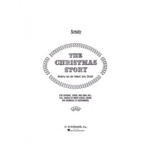 Heinrich Schutz: Christmas Story (Vocal Score)