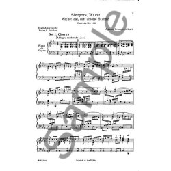 J. S. Bach: Cantata No.140 'Wachet Auf!' (Vocal Score)- Schirmer Edition
