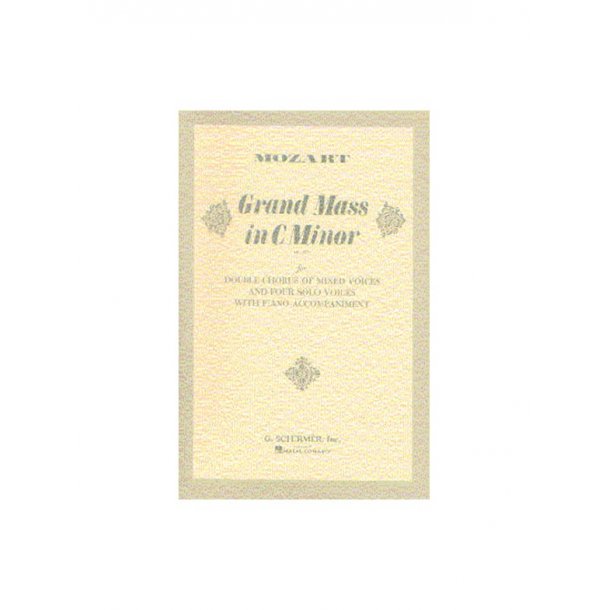 W.A. Mozart: Grand Mass In C Minor (Vocal Score)