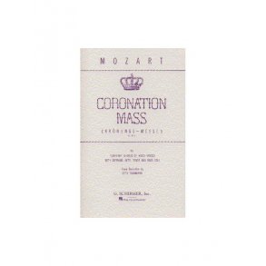 W.A. Mozart: Coronation Mass K.317 (Schirmer Edition)- Vocal Score