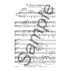 Henry Purcell: Te Deum And Jubilate Deo (Vocal Score)