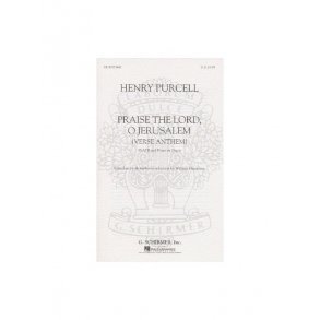 Henry Purcell: Praise The Lord, O Jerusalem (Schirmer Edition)- SSATB