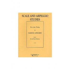 Samuel Lifschey: Scale & Arpeggio Studies For the Viola Book 1