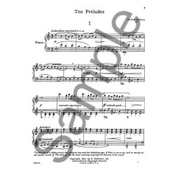 Carlos Chavez: Ten Preludes For Piano