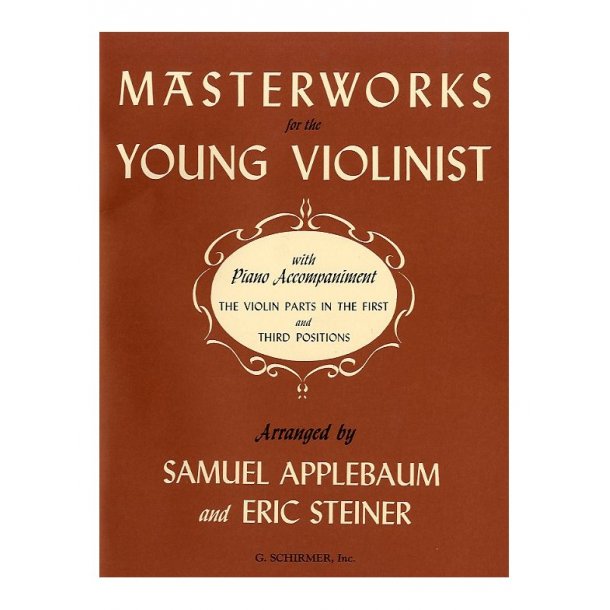 Masterworks For Young Violinists