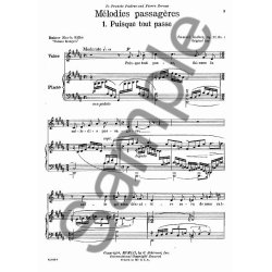 Samuel Barber: Melodies Passageres Op.27 (Low Voice)