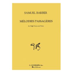 Samuel Barber: Melodies Passageres Op.27 (High Voice)